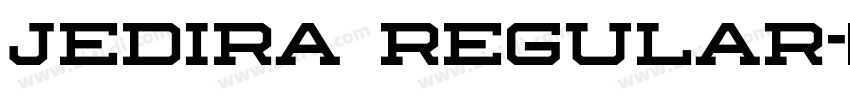 Jedira Regular字体转换